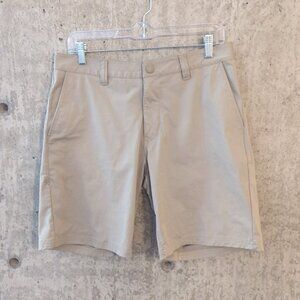 Rhone Mens 31 (32x8) Commuter Khaki Chino Tech Shorts Gorpcore Stretch